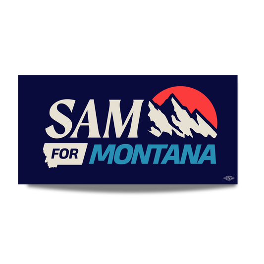 Sam for Montana Bumper Sticker
